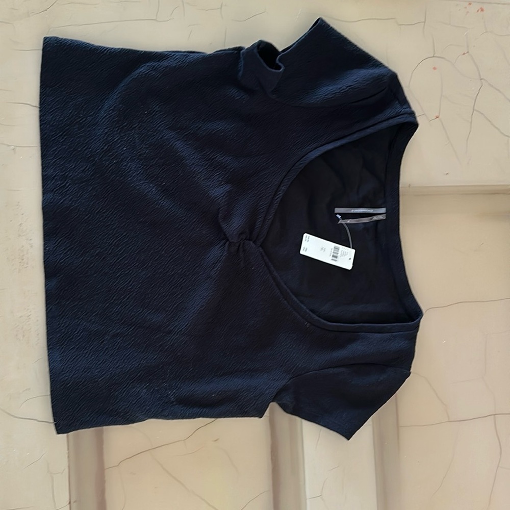 Anthropologie black top new with tags xl